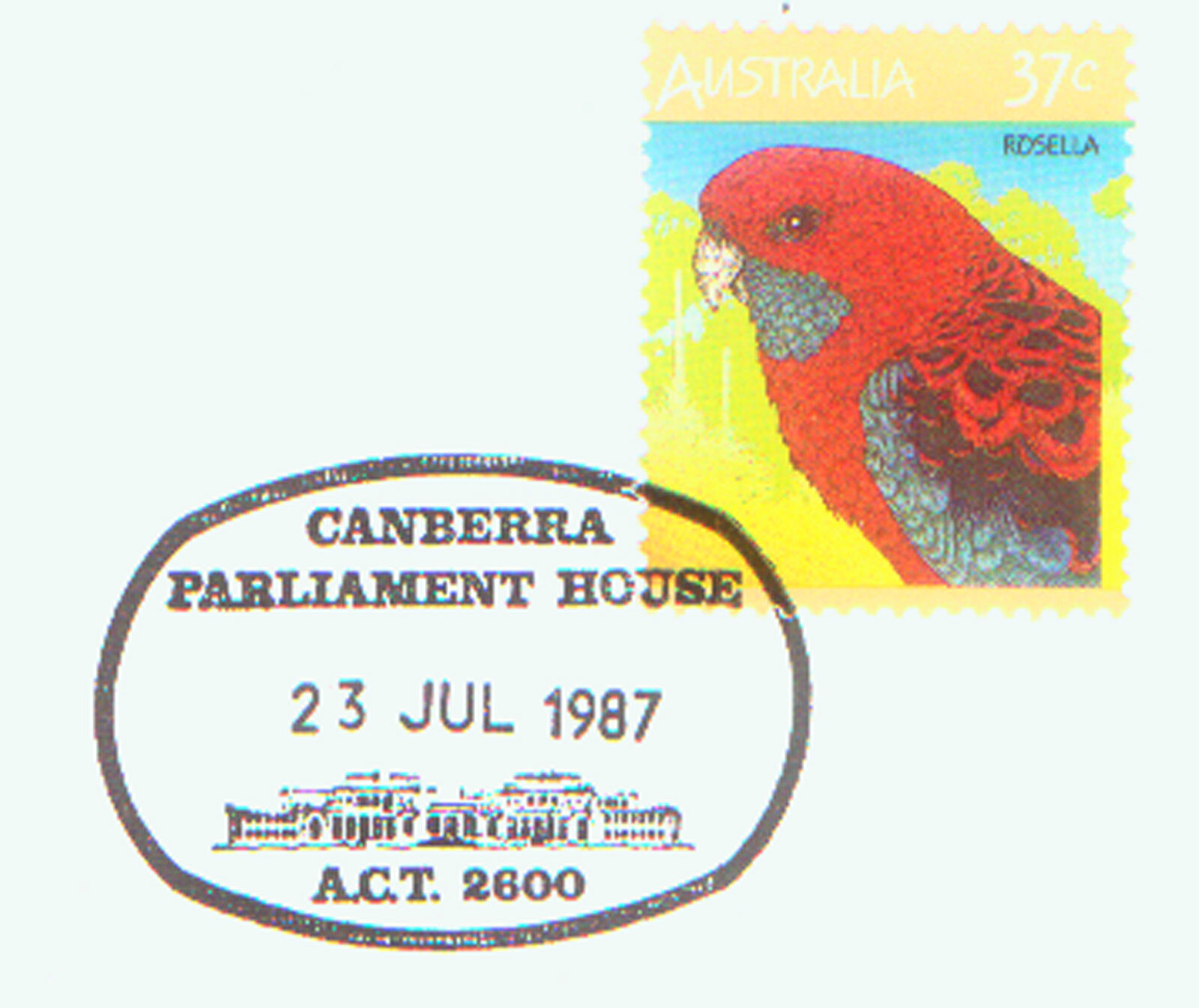 AUSTRALIA VERY LAST $2 NOTE PICK # 43e STAMPED WINDOWED ENVELOPE with MAP & INFO