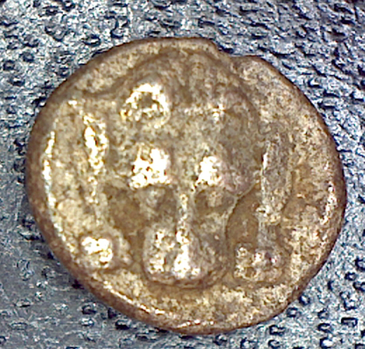 CARIA KNIDOS CIRCA 450 B.C.E. SILVER COIN LION with PAWS FORWARD & LION PROFILE