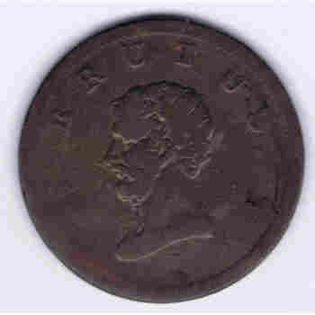 GREAT BRITAIN (NOT DATED) 1809-1870 HALF PENNY BRUTUS TOKEN by BRITISH COPPER CO