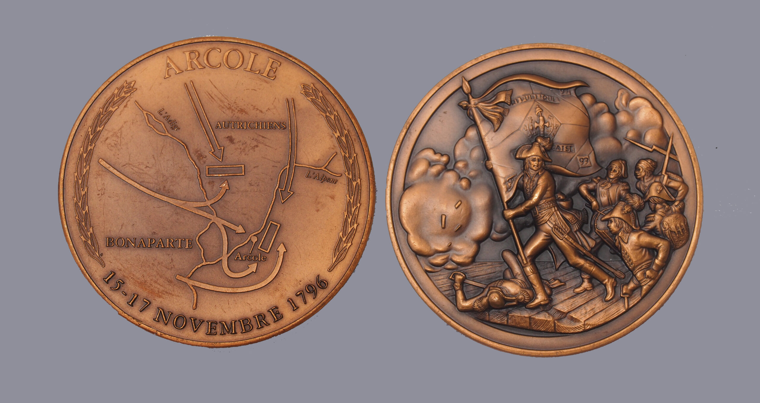 NAPOLEON MEDAL - BATTLE of ARCOLA