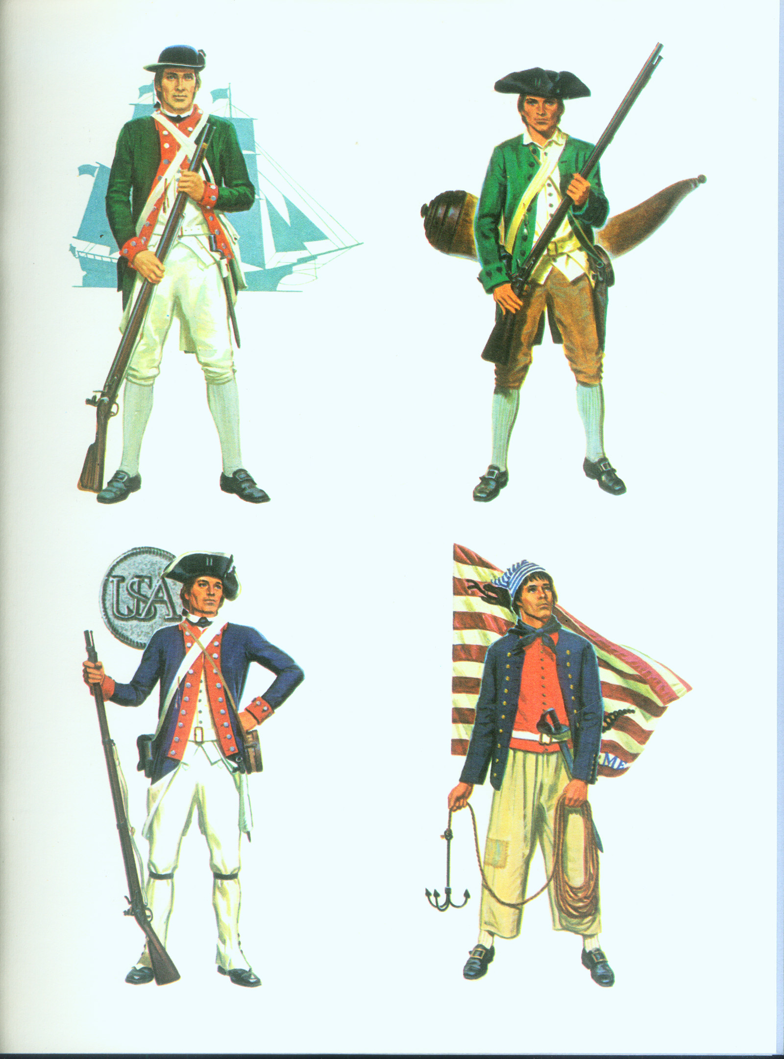 CONTRIBUTORS TO THE CAUSE of AMERICAN INDEPENDENCE 1776 - CONTINENTAL MILITARY SERVICES