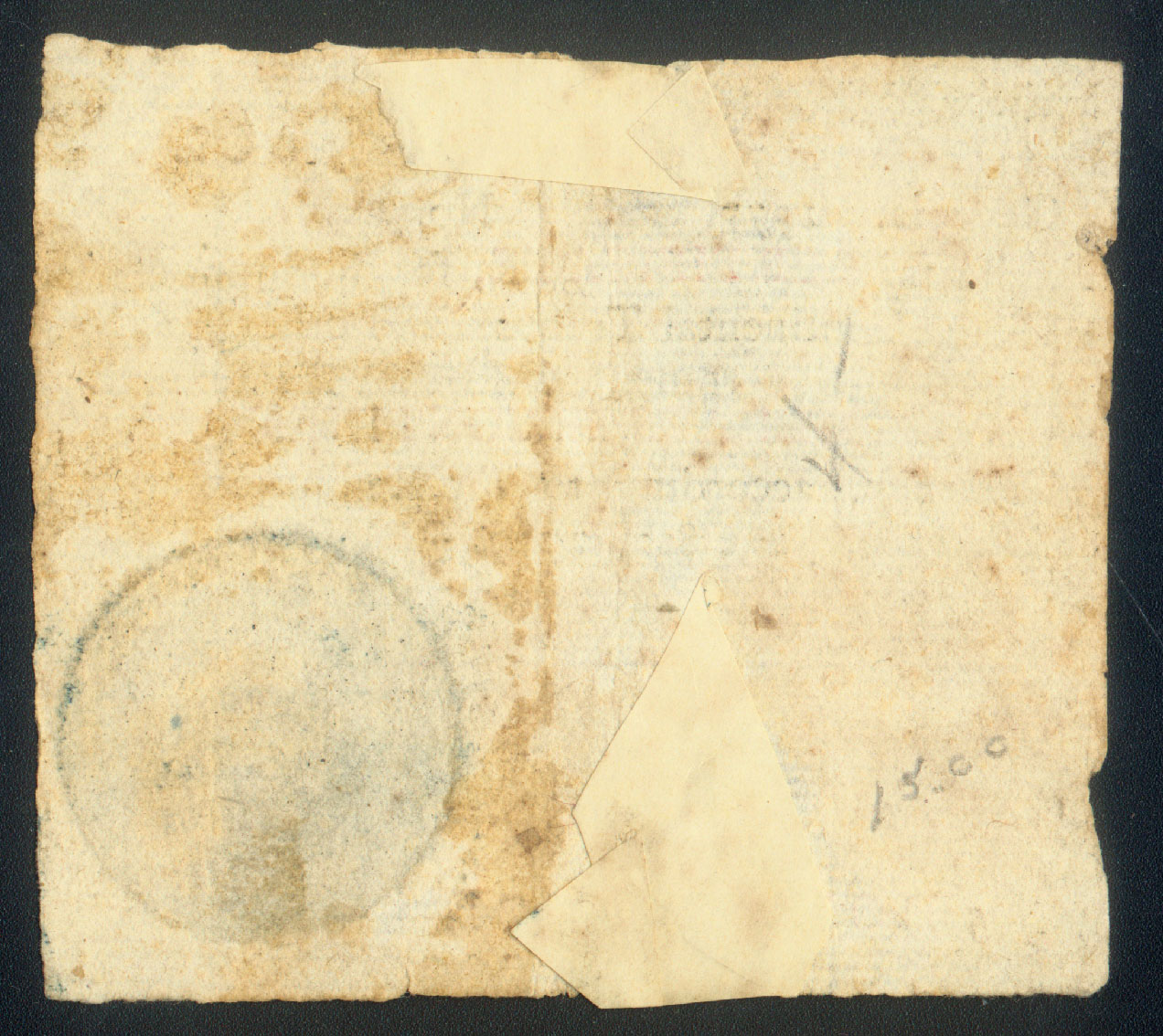 $5 GEORGIA 1777 LOW # 58 CONTINENTAL TROOPS ARTICLES of CONFEDERATION LANGWORTHY - Image 2