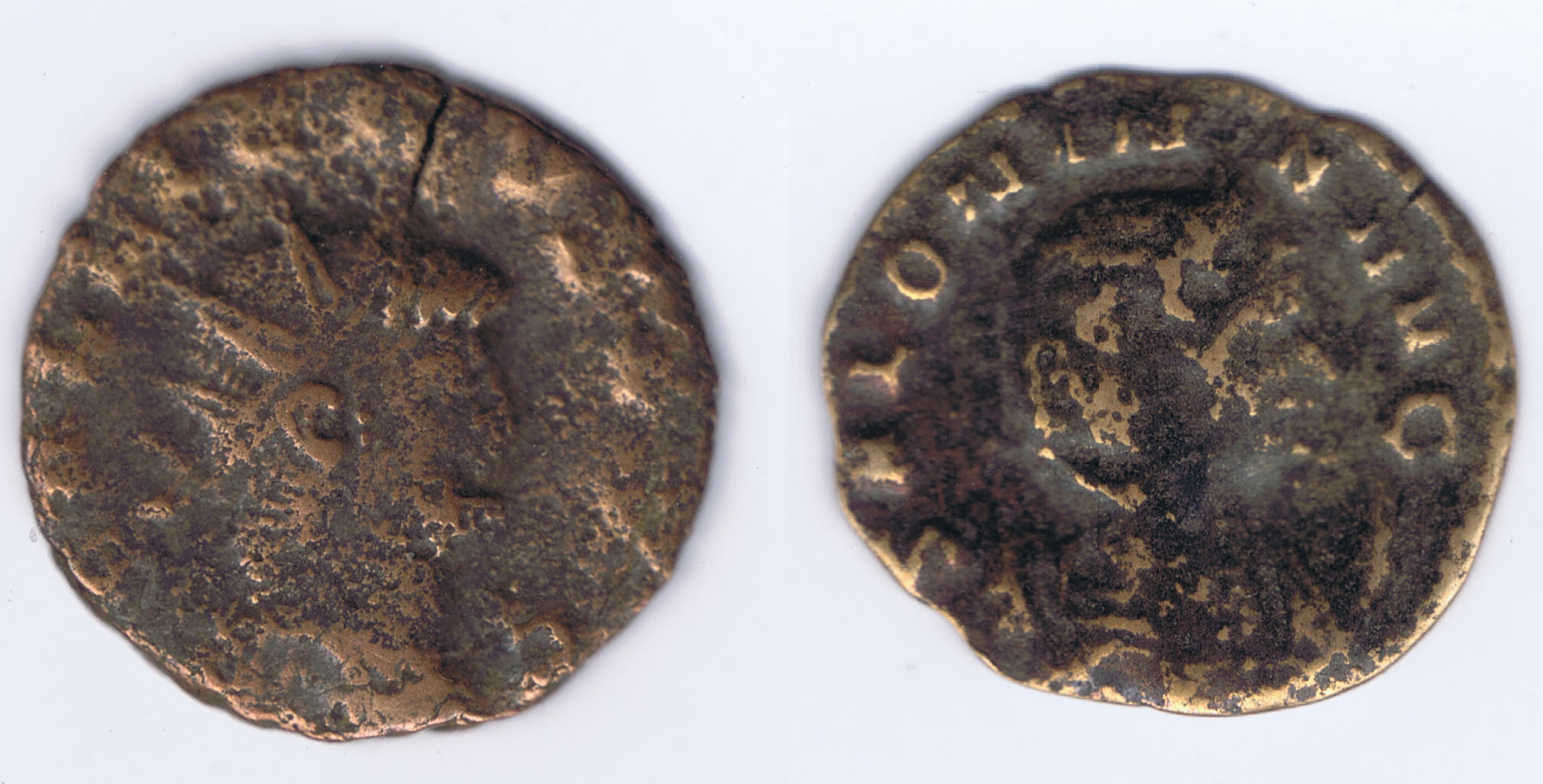 COIN SET - WARRIOR GALLIENUS & WIFE SALONINA TOGETHER in DEATH at the SIEGE of MILAN