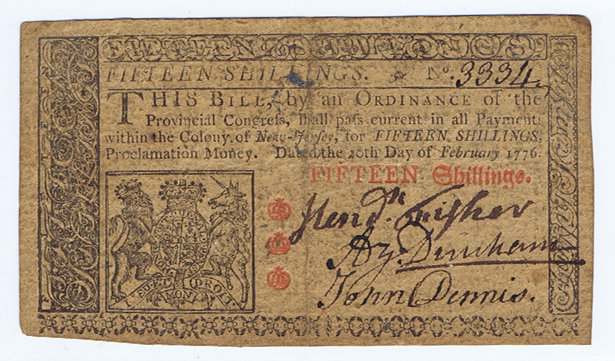 3 GREAT SONS of AMERICA FOUND ONLY on NEW JERSEY FEBRUARY 1776