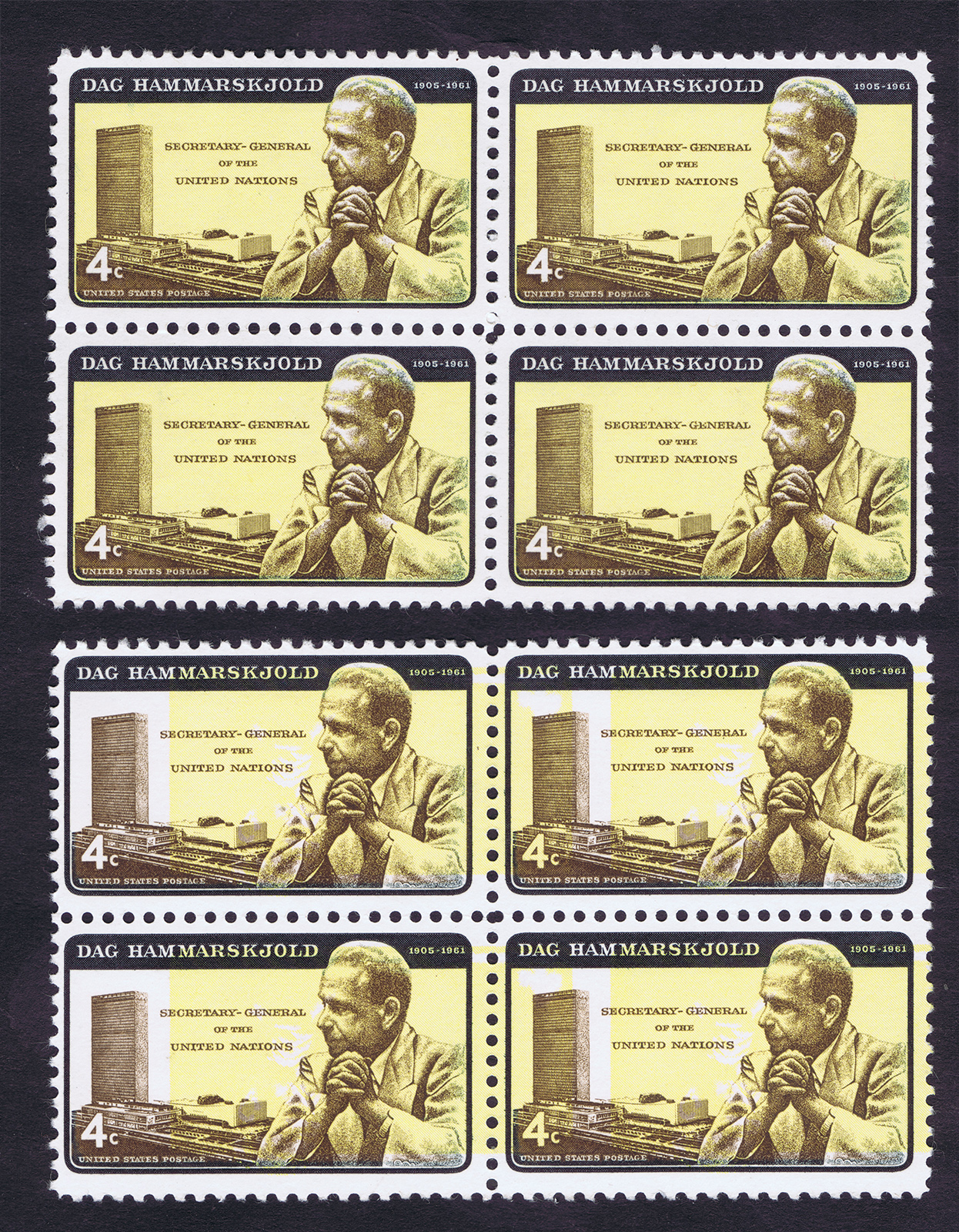 US GOVERNMENT COVER-UP with an ERROR MADE POSTAGE STAMP