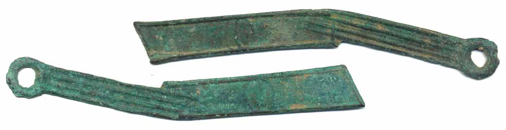 KNIFE MONEY of CHINA ISSUED approximately 400 to 200 B.C.E.
